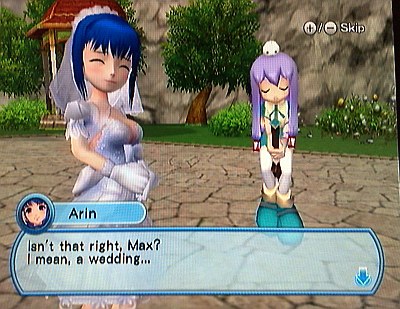 Well you ARE wearing a wedding dress...